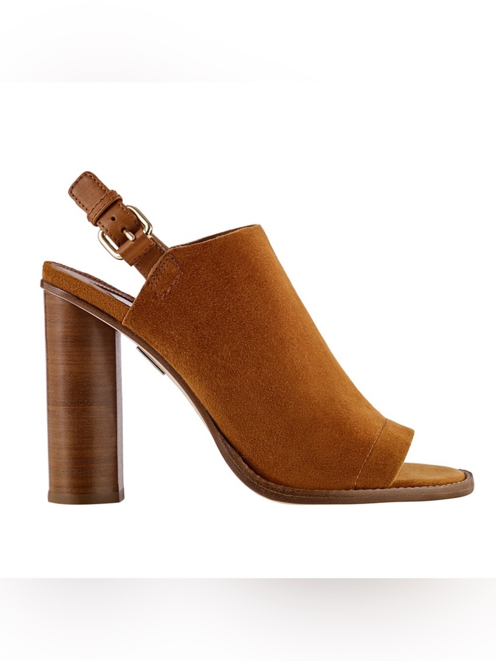 Tamara Mellon Suede Slingback sandals - Element in cognac